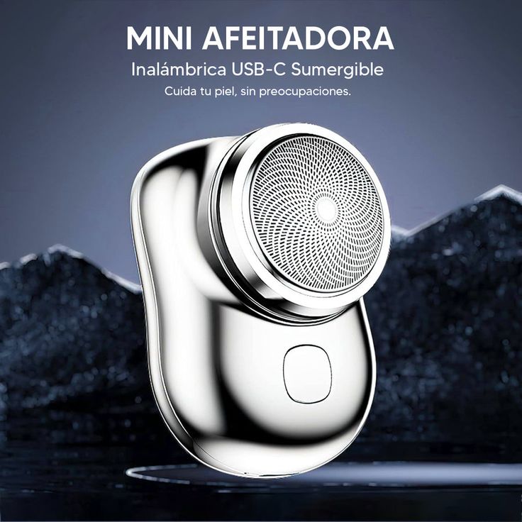 Mini afeitadora eléctrica: Barba fuera, suavidad ON en cualquier parte.