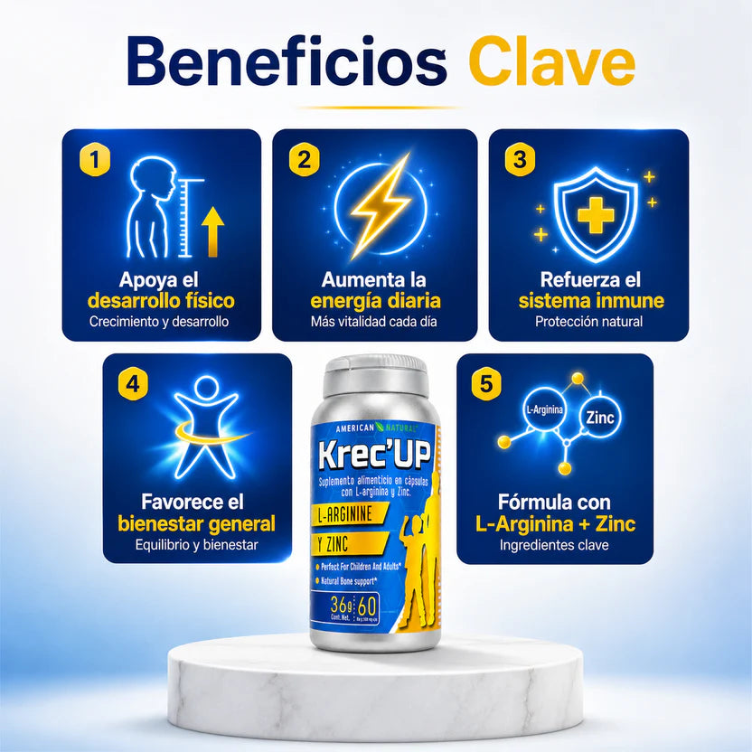 Krec Up - Suplemento que Apoya el Crecimiento