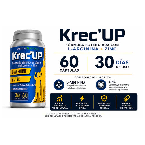 Krec Up - Suplemento que Apoya el Crecimiento