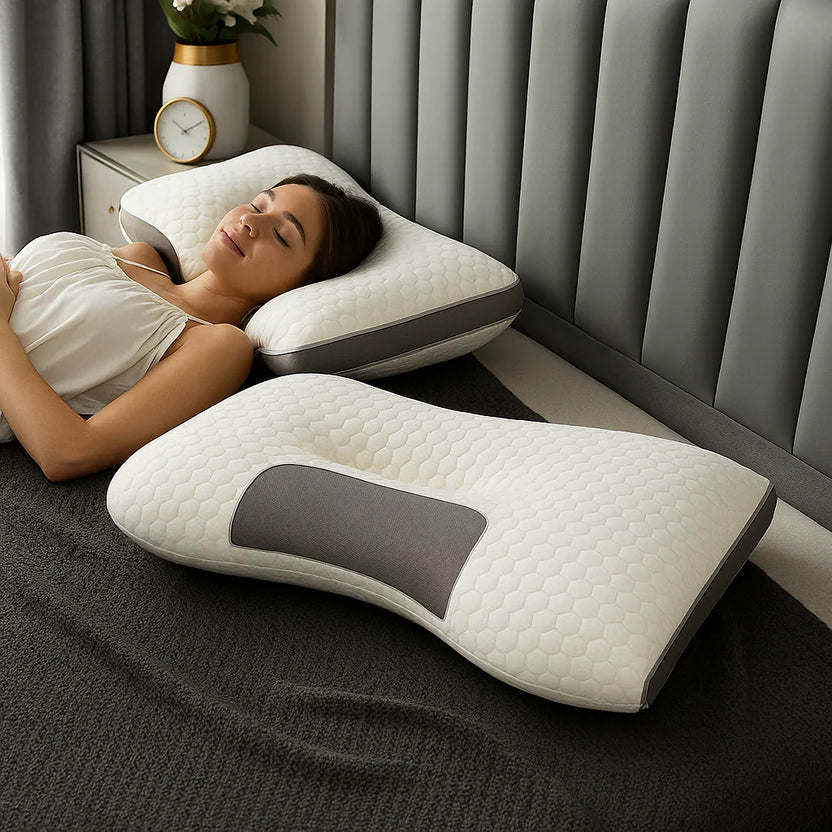 PAGA y LLEVASE EL DOBLE - Almohada Cervical - Redescubre el placer de despertar sin dolores